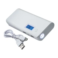 Kép 1/3 - 10 000mAh power bank, fehér