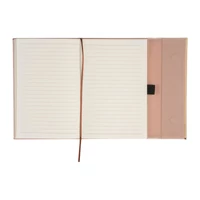 Kép 2/3 - A5 jegyzetfüzet és golyóstoll készlet, rose gold