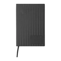 Kép 3/3 - A5 PU borítású "Stripes" jegyzetfüzet, fekete