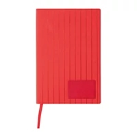 Kép 3/3 - A5 PU borítású "Stripes" jegyzetfüzet, piros