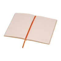 Kép 2/3 - A5 PU borítású "Stripes" jegyzetfüzet, narancssárga