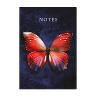 Kép 2/3 - "404 Notes found" jegyzetfüzet - B5 Butterfly red