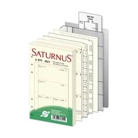 Kép 3/3 - L214 Saturnus kalendárium fekete bőr - 2027