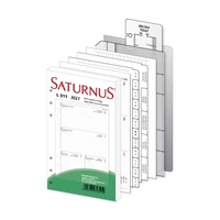 Kép 3/3 - L437 Saturnus kalendárium cseresznye műbőr - 2027