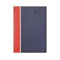 Kép 2/3 - Groovy B5 heti határidőnapló bordó-fehér-kék - 2027