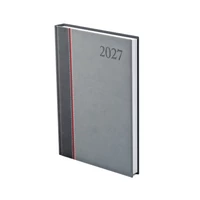Kép 1/3 - Groovy B5 heti határidőnapló antracit-piros-szürke - 2027