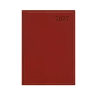 Kép 2/3 - Traditional B5 heti határidőnapló bordó - 2027