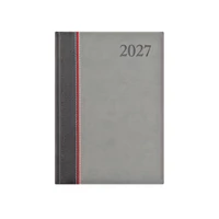 Kép 2/3 - Groovy A5 napi határidőnaplóó antracit-piros-szürke - 2027