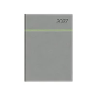 Kép 2/3 - Young A5 napi határidőnapló szürke-zöld - 2027