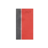 Kép 2/3 - Groovy B5 álló zsebnaptár antracit-ezüst-bordó - 2027