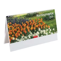 Kép 1/2 - Kertész asztali naptár fehér álló táblával - 2027