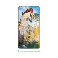 Kép 8/13 - Alfons Mucha falinaptár - 2027