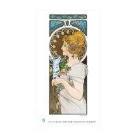 Kép 10/13 - Alfons Mucha falinaptár - 2027