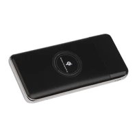 Kép 1/3 - Vezeték nélküli power bank  - 8000 mAh, fekete