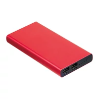 Kép 1/3 - Powerbank, 10000 mAh, piros