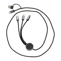 Kép 1/3 - 5 az 1-ben USB LED töltőkábel , fekete