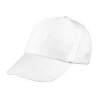 Kép 1/3 - Vászon baseball sapka, 5 panel, fehér