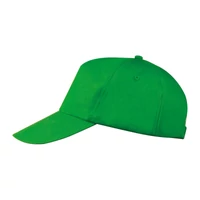 Kép 3/3 - Vászon baseball sapka, 5 panel, zöld