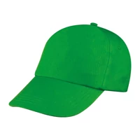 Kép 1/3 - Vászon baseball sapka, 5 panel, zöld