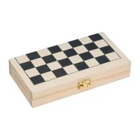 Kép 2/3 - Backgammon - sakk - dámajáték, bézs