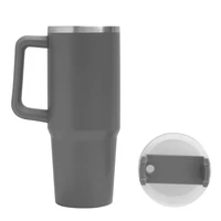 Kép 16/17 - DRINK DELUXE vákuumos ivópohár, Tumbler, szürke
