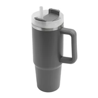 Kép 1/17 - DRINK DELUXE vákuumos ivópohár, Tumbler, szürke