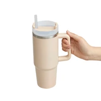 Kép 16/23 - DRINK DELUXE vákuumos ivópohár, Tumbler, bézs