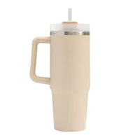 Kép 3/23 - DRINK DELUXE vákuumos ivópohár, Tumbler, bézs