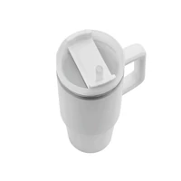 Kép 5/18 - DRINK DELUXE vákuumos ivópohár, Tumbler, fehér