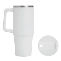Kép 10/18 - DRINK DELUXE vákuumos ivópohár, Tumbler, fehér
