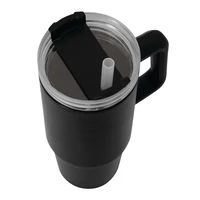 Kép 8/17 - DRINK ULTY ivópohár, Tumbler, duplafalú, fekete