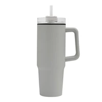 Kép 7/17 - DRINK ULTY ivópohár, Tumbler, duplafalú, világosszürke