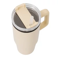 Kép 9/17 - DRINK ULTY ivópohár, Tumbler, duplafalú, bézs