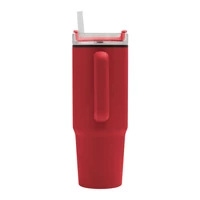 Kép 16/17 - DRINK ULTY ivópohár, Tumbler, duplafalú, vörös