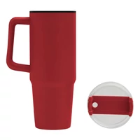 Kép 17/17 - DRINK ULTY ivópohár, Tumbler, duplafalú, vörös