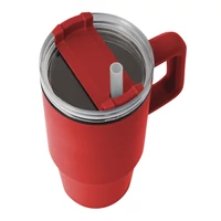 Kép 3/17 - DRINK ULTY ivópohár, Tumbler, duplafalú, vörös