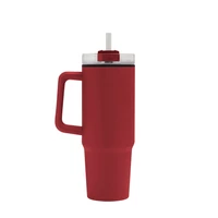 Kép 1/17 - DRINK ULTY ivópohár, Tumbler, duplafalú, vörös