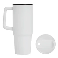 Kép 3/18 - DRINK ULTY ivópohár, Tumbler, duplafalú, fehér