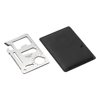 Kép 4/10 - POCKET CARD multifunkciós túlélő kártya, eszköz, ezüst