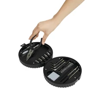 Kép 4/14 - COMPACTY szerszámkészlet, ezüst, fekete