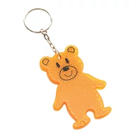 Kép 2/6 - TEDDY mackós kulcstartó, narancs