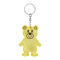 Kép 3/6 - TEDDY mackós kulcstartó, sárga