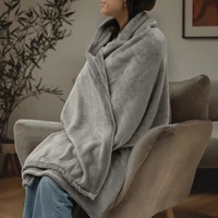 Kép 12/20 - SNUGGLE DREAM gyapjú dísztakaró, szürke