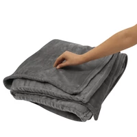 Kép 7/20 - SNUGGLE DREAM gyapjú dísztakaró, szürke