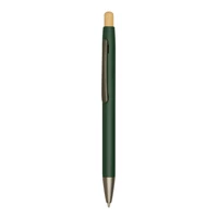 Kép 1/8 - BAMBOO PUSHER alumínium golyóstoll, zöld