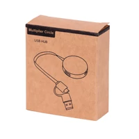 Kép 7/11 - MULTIPLIER CIRCLE USB hub, elosztó, barna