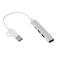 Kép 7/13 - NETWORK USB hub, ezüst