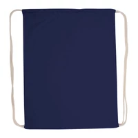 Kép 2/2 - Pamut hátizsák, 140 g/m², sötétkék