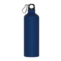 Kép 2/2 - Nagy ivópalack karabinerrel, 800 ml, sötétkék