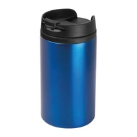 Kép 1/3 - Fém termoszbögre, 250 ml, kék
